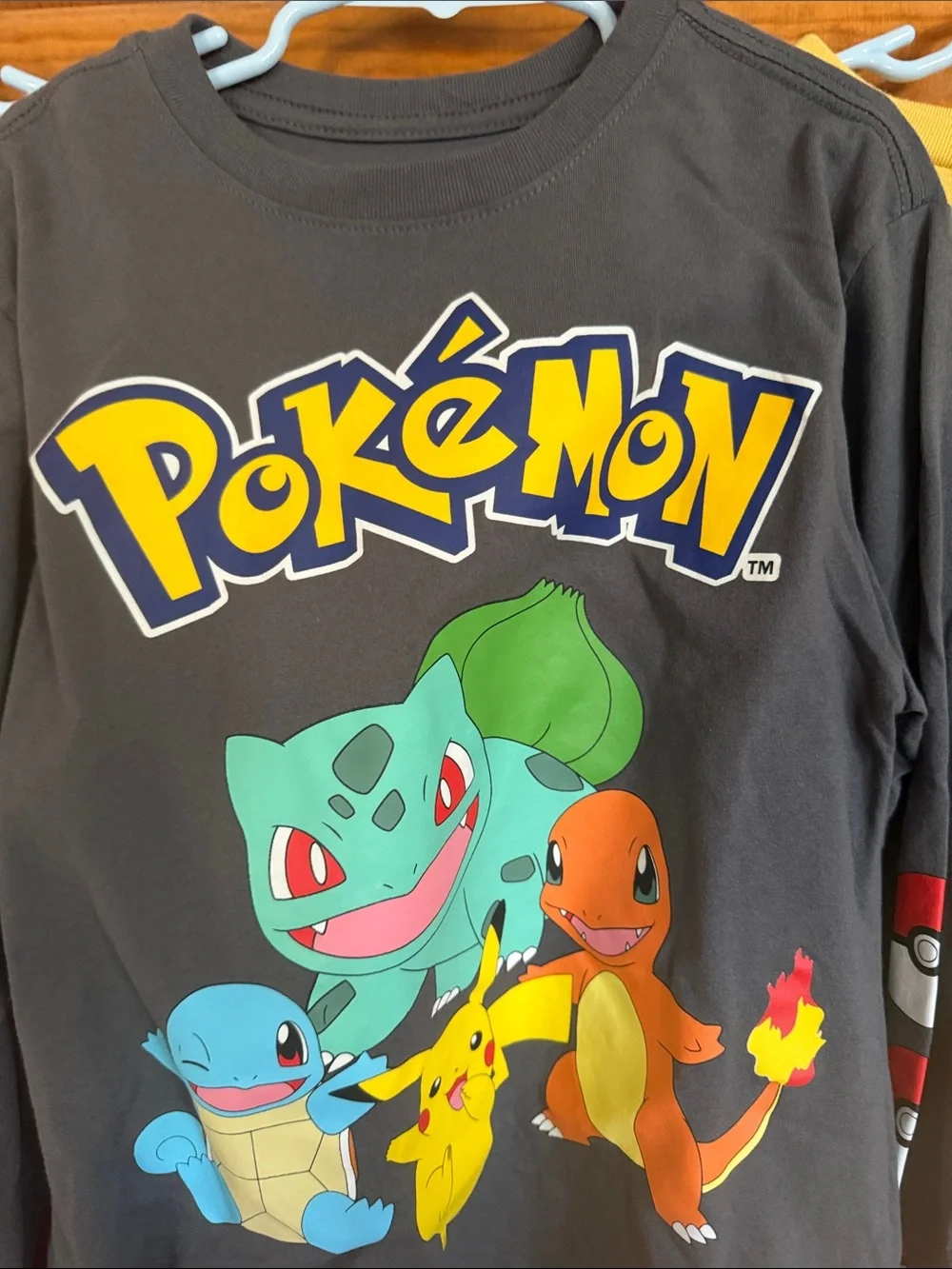 Long sleeve graphic Pokémon tees, M